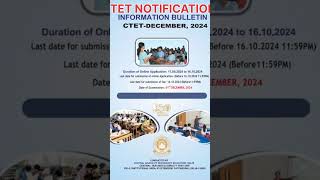 CTET Notification Out  CTET Apply notification  shorts ajusworlds [upl. by Sclater159]