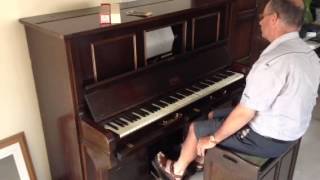 Steck Pianola Piano playing Scott Joplin quotThe Entertainerquot [upl. by Rehposirhc]