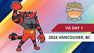 VG Day 1  2024 Pokémon Vancouver Regional Championships [upl. by Elagiba]