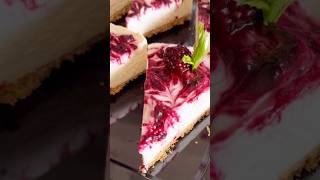 10 minut me banaye cheesecake cake cheesecake blackberrycheesecake cake recipe azrahomeskitchen [upl. by Aria370]