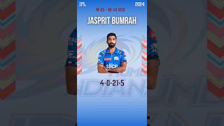 Bumrah 5 wickets  MI vs RCB ipl2024 shorts short [upl. by Hannaj82]