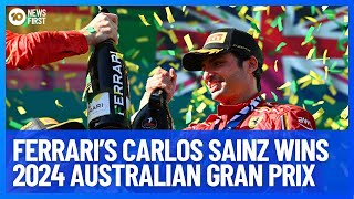 Ferrari’s Carlos Sainz Wins The Australian Grand Prix  10 News First [upl. by Kostman]