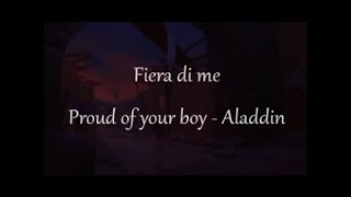 Fiera di Me quotProud of Your Boyquot  Aladdin The Musical [upl. by Higginbotham]