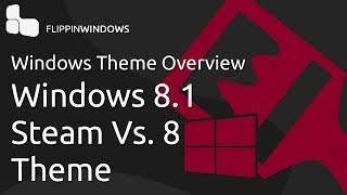Windows 81 Theme  Steam Vs Windows 8 [upl. by Arima]