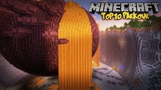 Top 10 Minecraft  MAPKI PARKOUR 15 [upl. by Yalc]