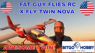 XFLY TWIN NOVA AN AWESOME TWIN by Fat Guy Flies RC [upl. by Azarria]