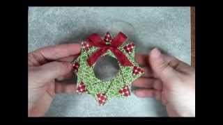 Star Wreath Origami Ornament [upl. by Marta]