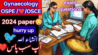 Gynaecology obs OSPE 2024 ❤️🙏 gynaecologyobstetrics mbbs exam [upl. by Shermy]