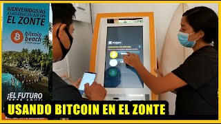 Pagando usando el Bitcoin comprando Bitcoins en el Zonte y el Tunco [upl. by Revorg42]