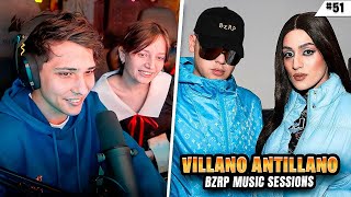 REACCION a VILLANO ANTILLANO  BZRP Music Sessions 51 [upl. by Angrist156]