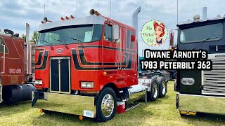 Dwane Arnott’s 1983 Peterbilt 362 Cabover Truck Tour [upl. by Ainnat]