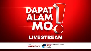 Dapat Alam Mo Livestream July 25 2024  Replay [upl. by Francisco805]