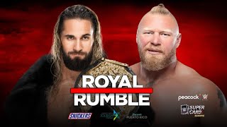 FULL MATCH  Seth Rollins vs Brock Lesnar – World Heavyweight Championship WWE Royal Rumble 2024 [upl. by Llednor]