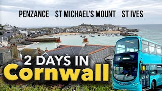 2 days in Cornwall top places best things to do in St Ives amp Penzance plus St Michaels Mount [upl. by Jehanna]