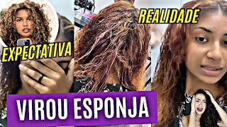 GRAVE NÃO FAÇA LUZES EM CABELO COM TINTA OLHA O QUE ACONTECEU COM ELA [upl. by Jona]