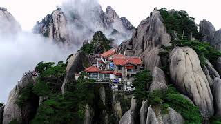 Breathtaking Aerial Views of Huangshan China  Stunning Drone Footage 2024 [upl. by Cherilyn]