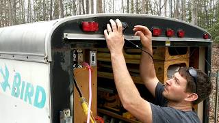 Cargo trailer reverse light installation [upl. by Hadlee]