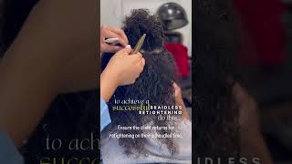 Achieving a Successful Braidless Sew In Retightening [upl. by Grove]