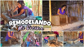 NUESTRO PRIMER PRETIL DE BARRO ✅️ salió mal 😫 REMODELANDO MI COCINA DE LEÑA [upl. by Paddie]