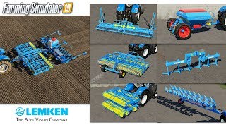 FS19  LEMKEN Mods 20200427  review [upl. by Elenaj]