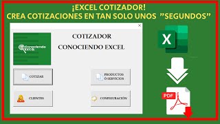 COTIZACIONES EN EXCEL [upl. by Llertac]