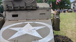 M9A1 Half Track up close at the Southwick Revival 2024 [upl. by Cyrano868]