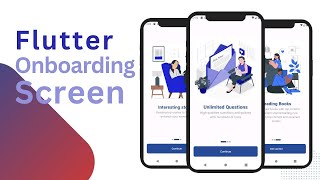 Flutter Onboarding Screen 2024  Simple amp Easy [upl. by Leinahtam]