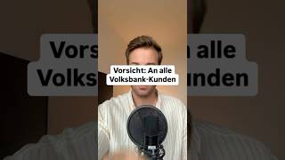 Vorsicht An alle VolksbankKunden  Bitte Finanzen und Daten vor dieser Masche schützen [upl. by Treblihp529]