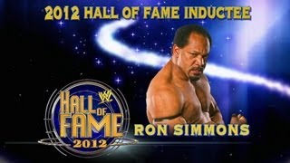 Raw Ron Simmons announced as a member of the WWE Hall of [upl. by Okime]