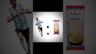 Di Maria x Noodles😂 football edit argentina dimaria trending funny shorts fypシ゚viral fyp [upl. by Aittam]