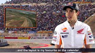 Marc Márquez analyses the Aragón GP [upl. by Armington559]