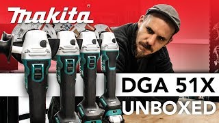 🔥DIE NEUEN WINKELSCHLEIFER VON MAKITA🔥  Makita DGA 511 513 514 517  REVIEW [upl. by Vetter]