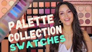 EYESHADOW PALETTE COLLECTION  Swatches  Comparisons [upl. by Ailadi]