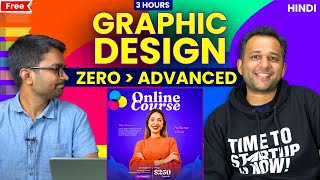 Full Graphic Design Course for Beginners for Free  Advanced Concepts Covered [upl. by Oakes620]