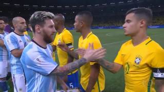 Full Match Brazil vs Argentina 2018 Fifa World Cup Qualifiers 11 10 2016 [upl. by Lindo]