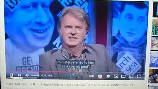 Boris Johnson Have I got news for you tribute Meteor event predictive programming part 1 [upl. by Magnien696]