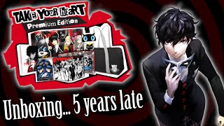 Unboxing Persona 5 Take Your Heart Premium Edition 5 Years Later [upl. by Juditha]