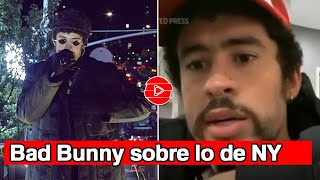 🚨 Bad Bunny explica lo siguiente sobre su concierto en VIVO por las calles de NY 🚨 [upl. by Nnylyoj]