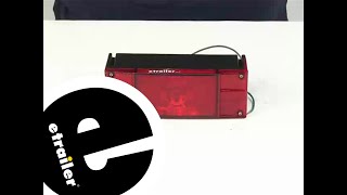 etrailer  Optronics Trailer Lights  Tail Lights  STL0016RB Review [upl. by Iredale]