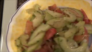 How to Make the Best Cucumber Tomato Salad [upl. by Valerle]