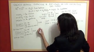 QUÍMICA Enlace Ejercicio 6 Estructuras de Lewis de los oxoácidos del cloro [upl. by Chelsea967]