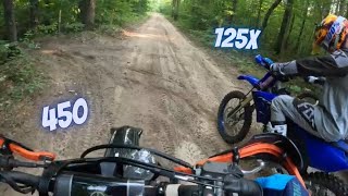 2Stroke vs 4Stroke trail riding [upl. by Coady]