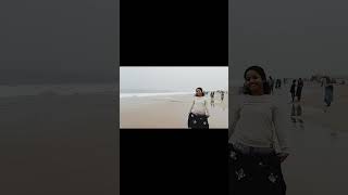 neele neele puri see beach reels viral [upl. by Akiemahs]