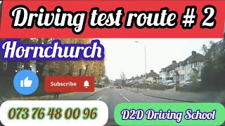 Hornchurch Driving Test Route No 2 hornchurch brentwood test ilford [upl. by Nylesor371]