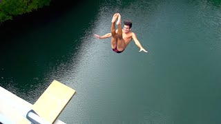 Extreme Cliffdiving  Bridge Jump  Centovalli [upl. by Atila]