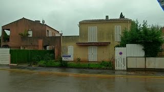 Maisons dévastées par les intempéries dans le Var limmobilier chute à La Londe [upl. by Yong]