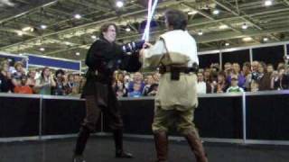 Obiwan vs AnakinDarth Vader mustafar fight [upl. by Pearle722]