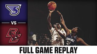 Stonehill vs Boston College Full Game Replay  202324 ACC Women’s Basketball [upl. by Aikar]