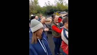 SHOCKING INTIMIDATION OF IRISH WORKER BY MORAL WEAKLING IN AUGHRIM WICKLOW RTE NEWS IRELAND [upl. by Letniuq709]