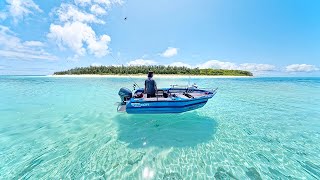 Alone 80km Out To SEA  No Food Remote Island Camping [upl. by Nerwal988]